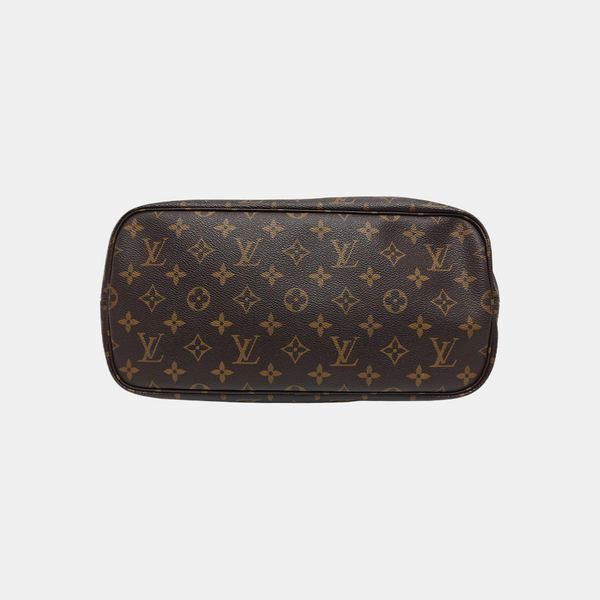 NEVERFULL MM Monogram Coated Canvas Brown