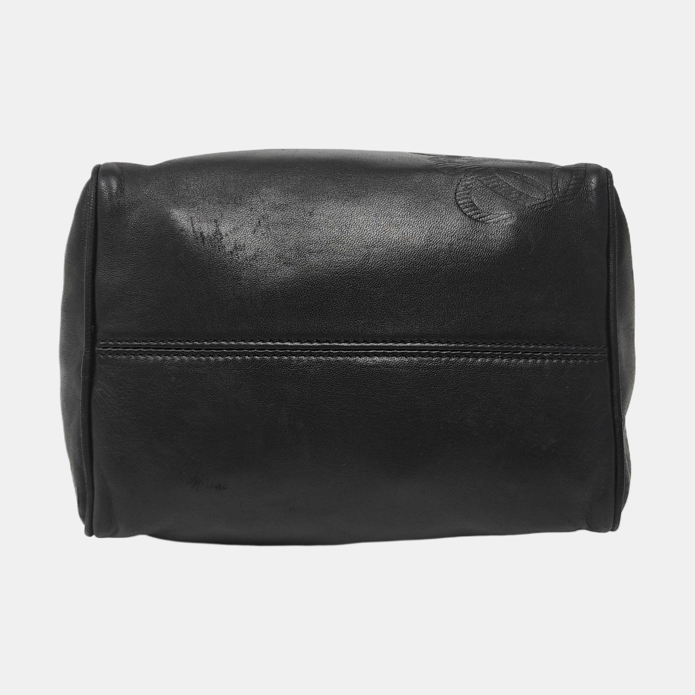 Calfskin Top Handle Bag Black