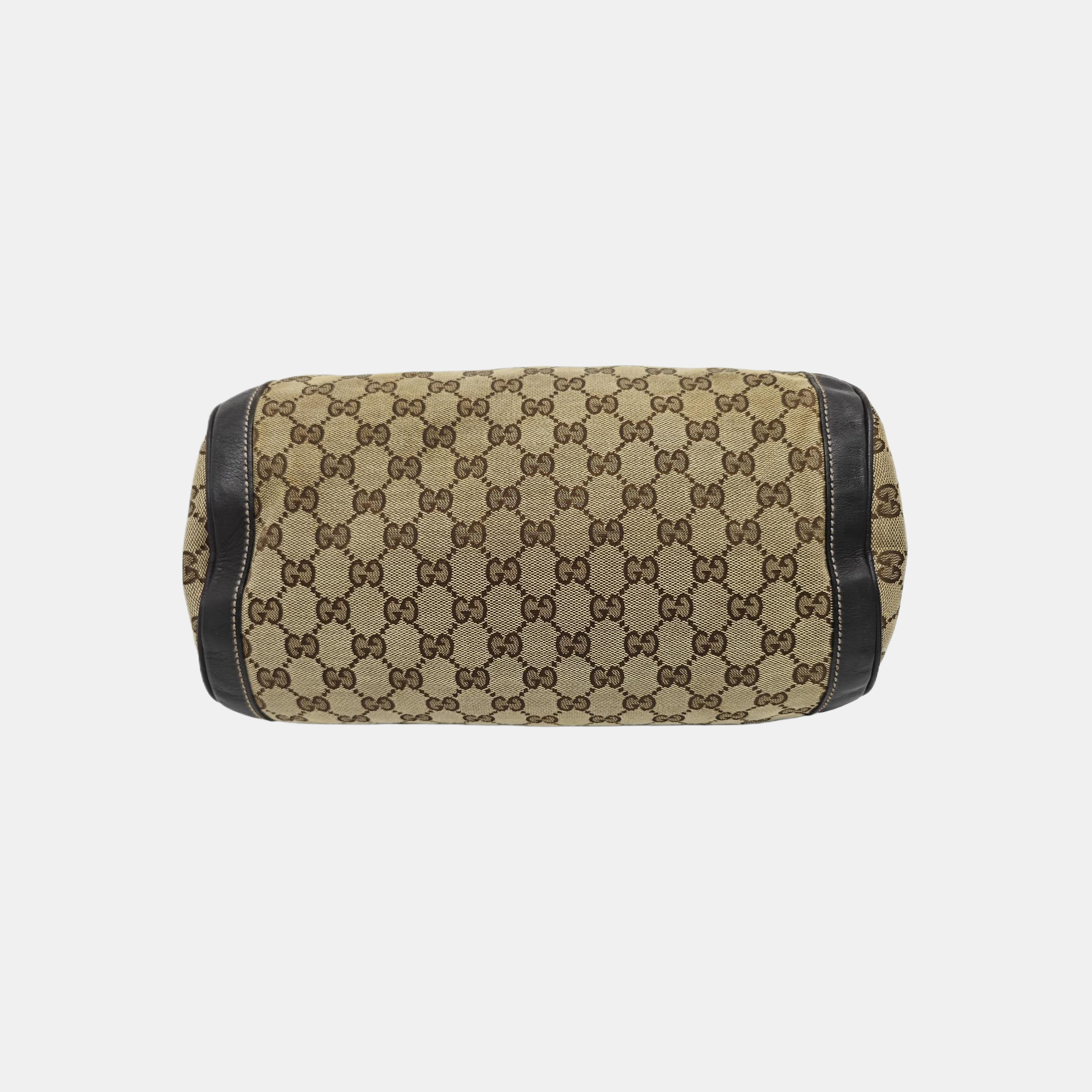Monogram Canvas Top Handle Bag Brown