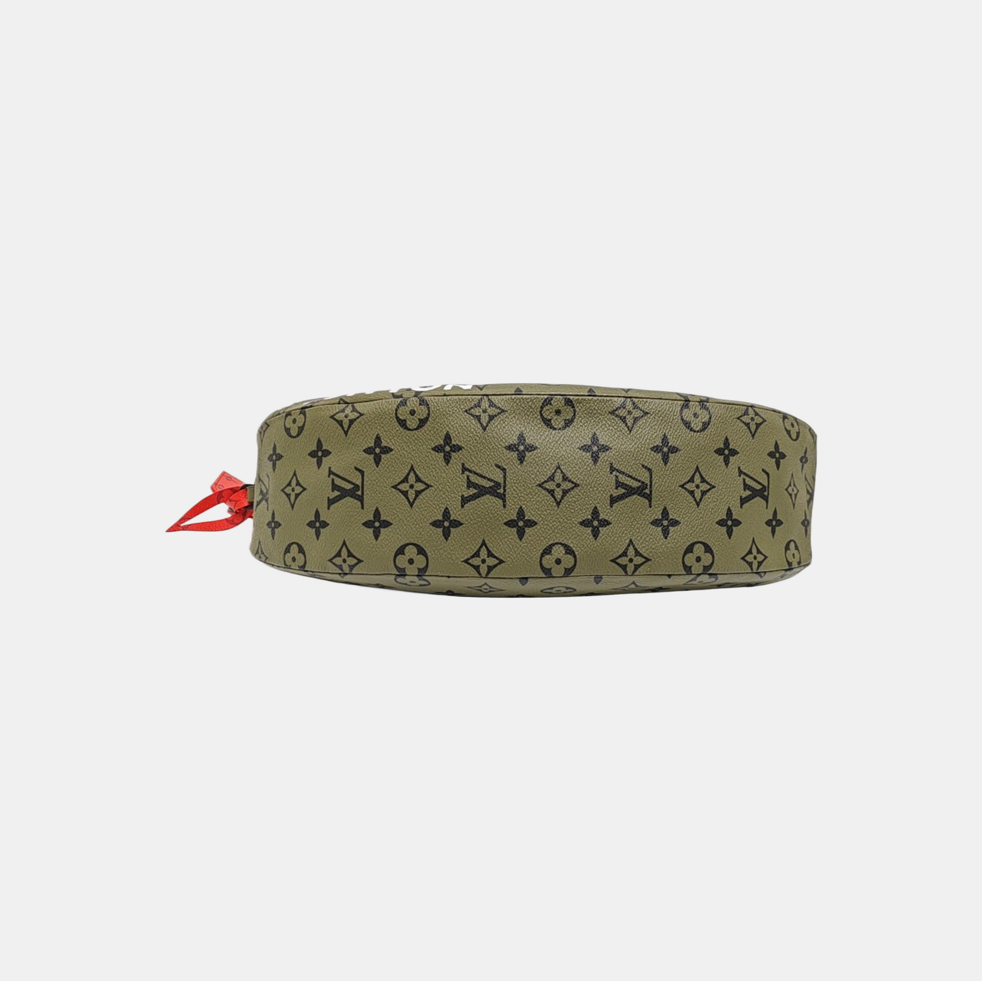 Monogram Coated Canvas Shoulder Bag Green