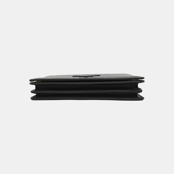 Calfskin Shoulder Bag Black