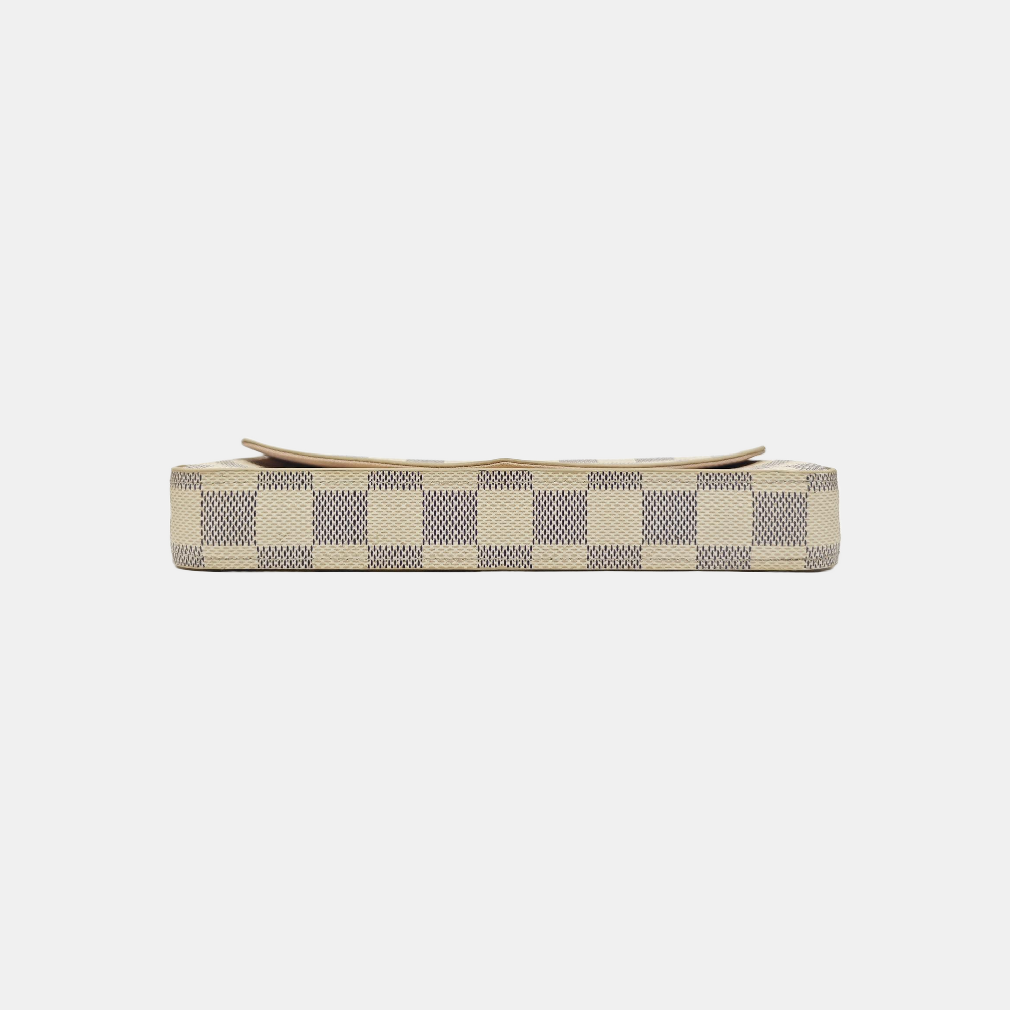 FÉLICIE Damier Azur Coated Canvas White