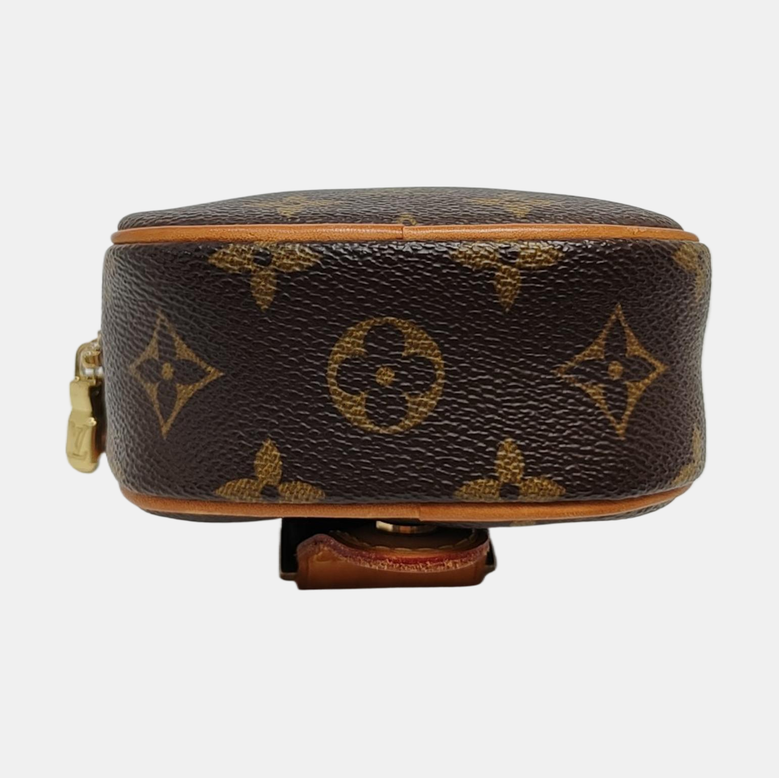 GANGE Monogram Coated Canvas Brown