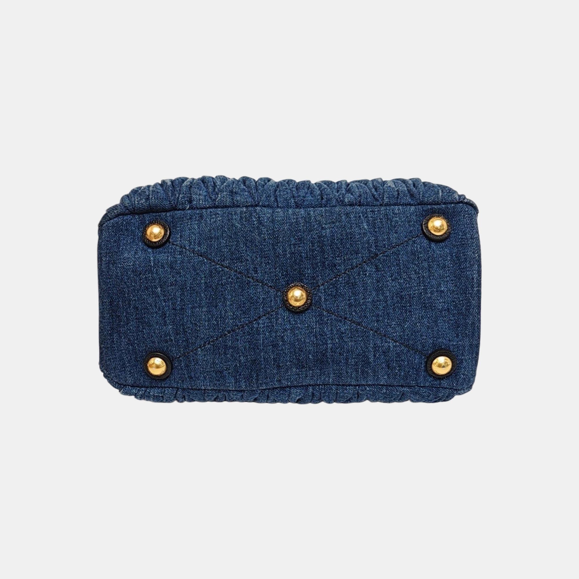 Avenue Quilted Fabric Blue