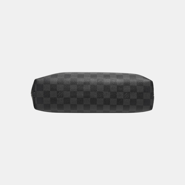 MICK Damier Graphite Coated Canvas Gray