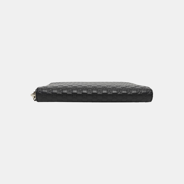 Signature Monogram Calfskin Black Wallet