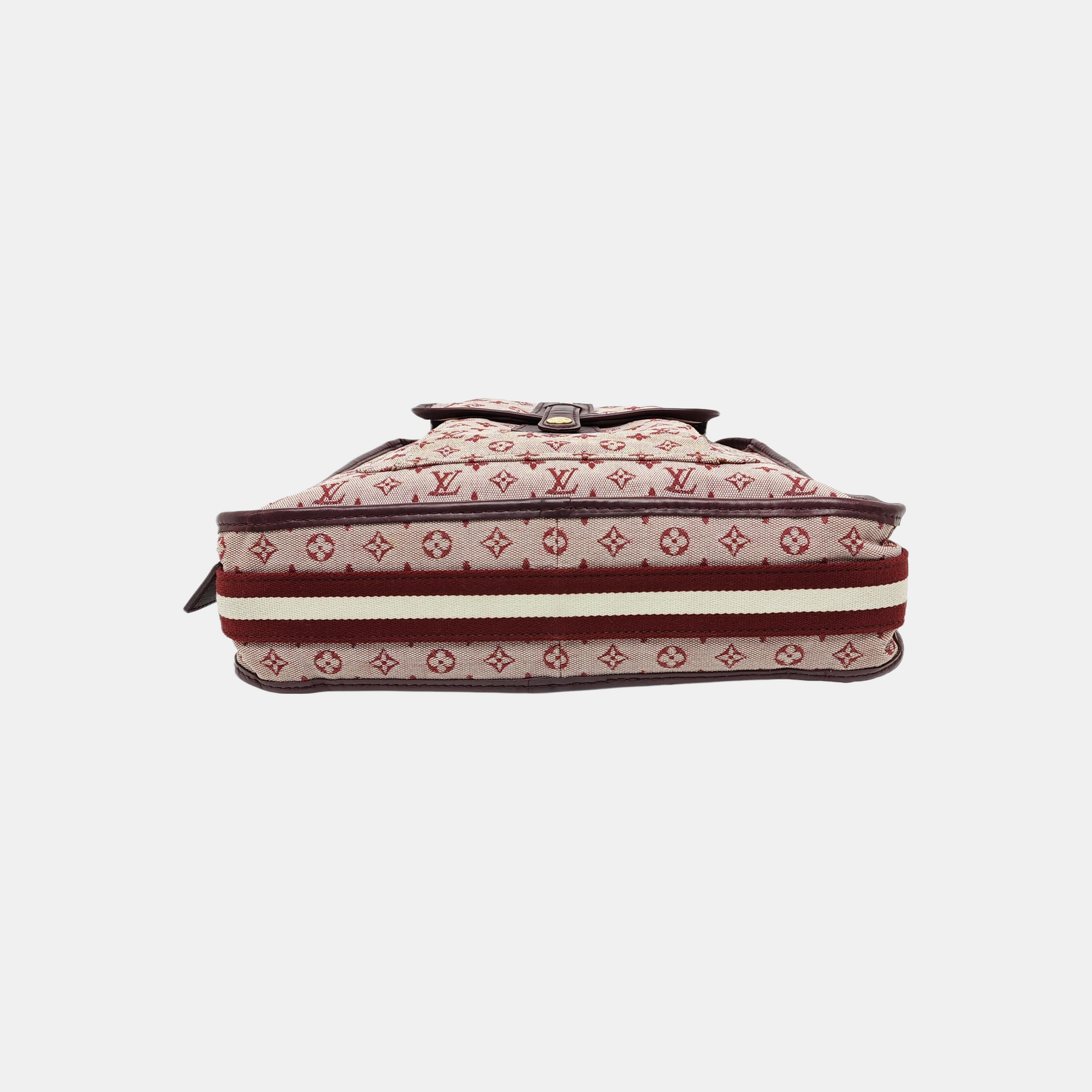 MARY KATE Monogram Canvas Red