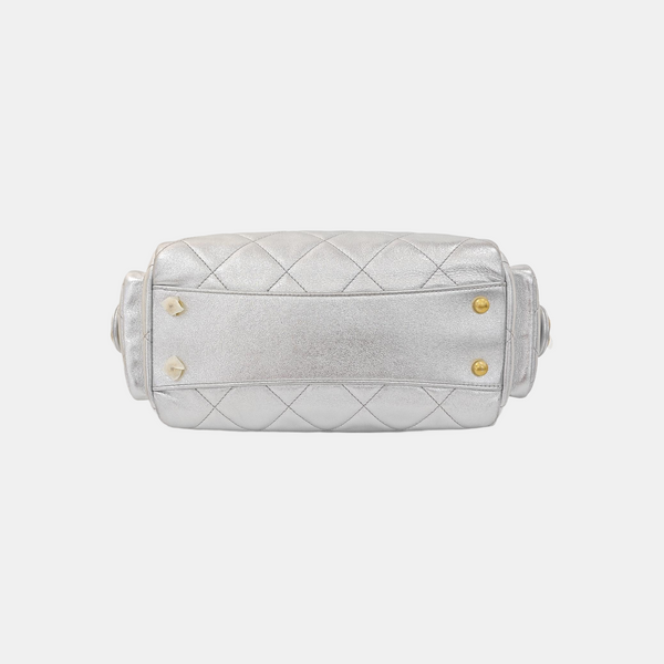 Quilted Calfskin Silver
