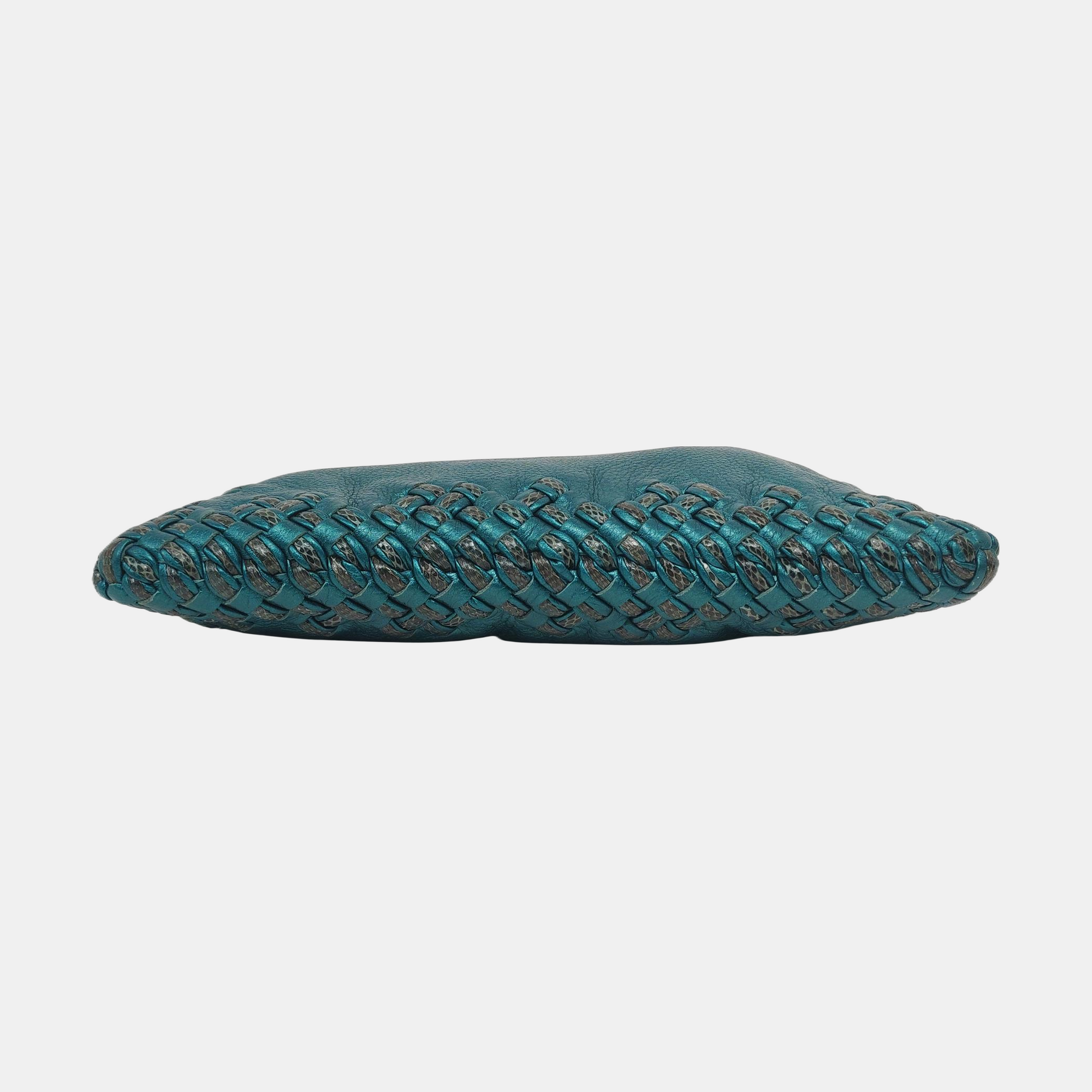 Calfskin Clutch Blue