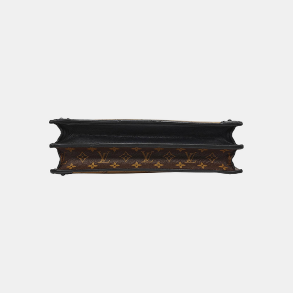 TRUNK Monogram Coated Canvas Brown