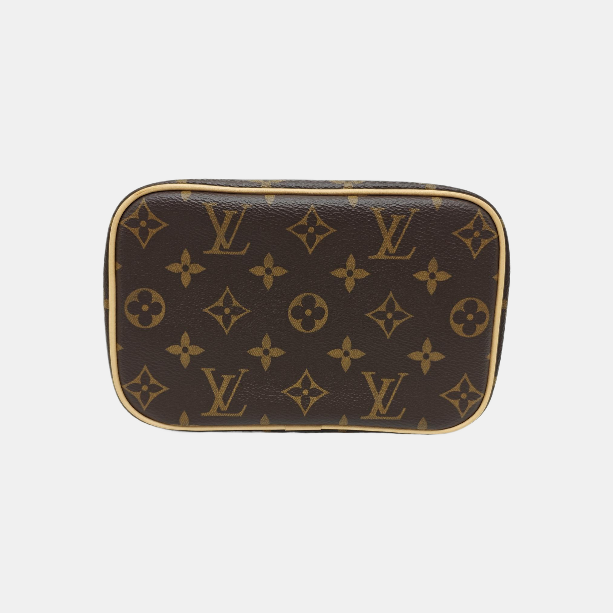 NICE Mini Monogram Coated Canvas Brown