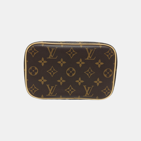 NICE Mini Monogram Coated Canvas Brown