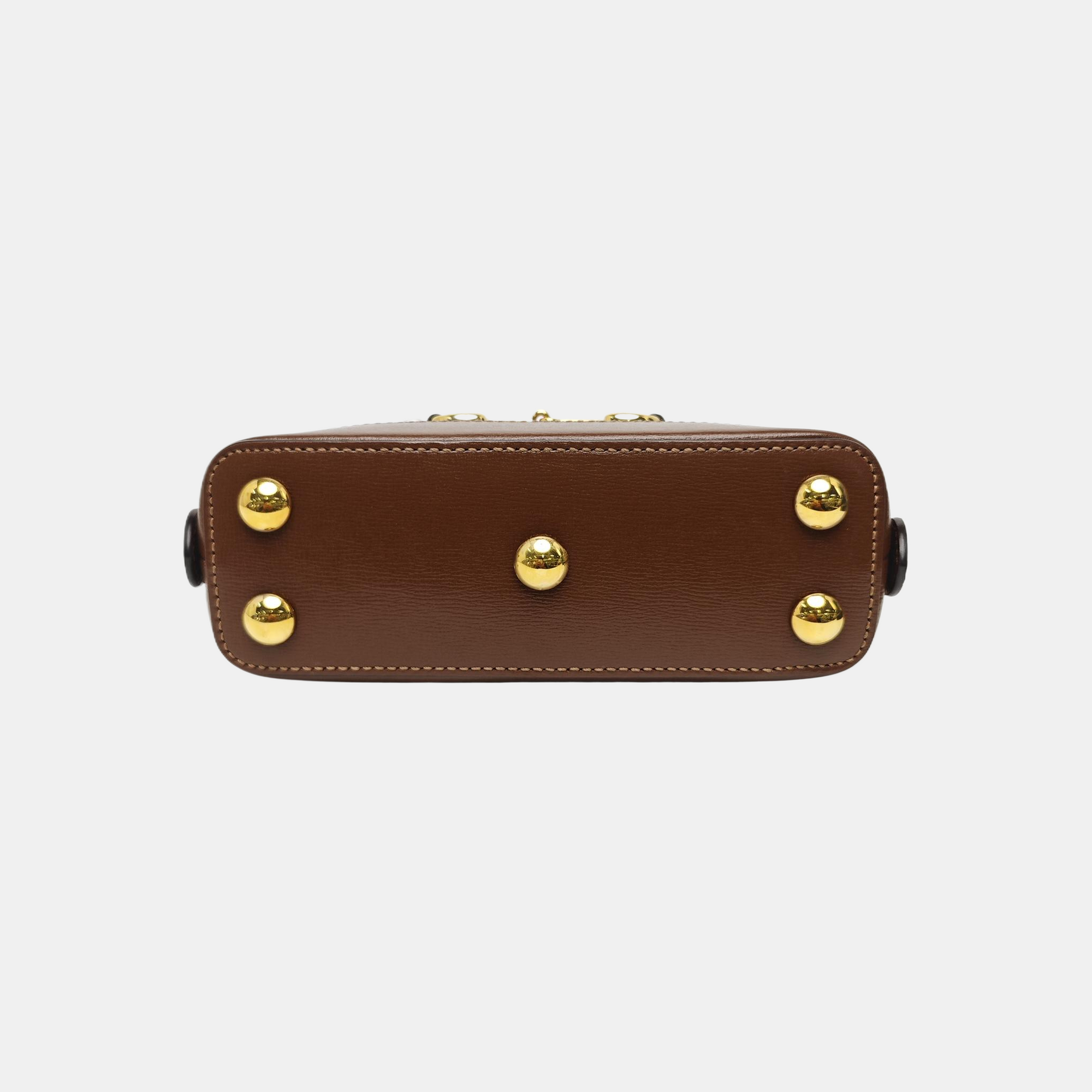 Horsebit 1955 Mini Coated Canvas Beige