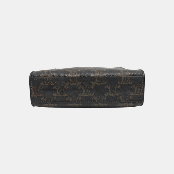 CABAS CELINE Mini Coated Canvas Brown