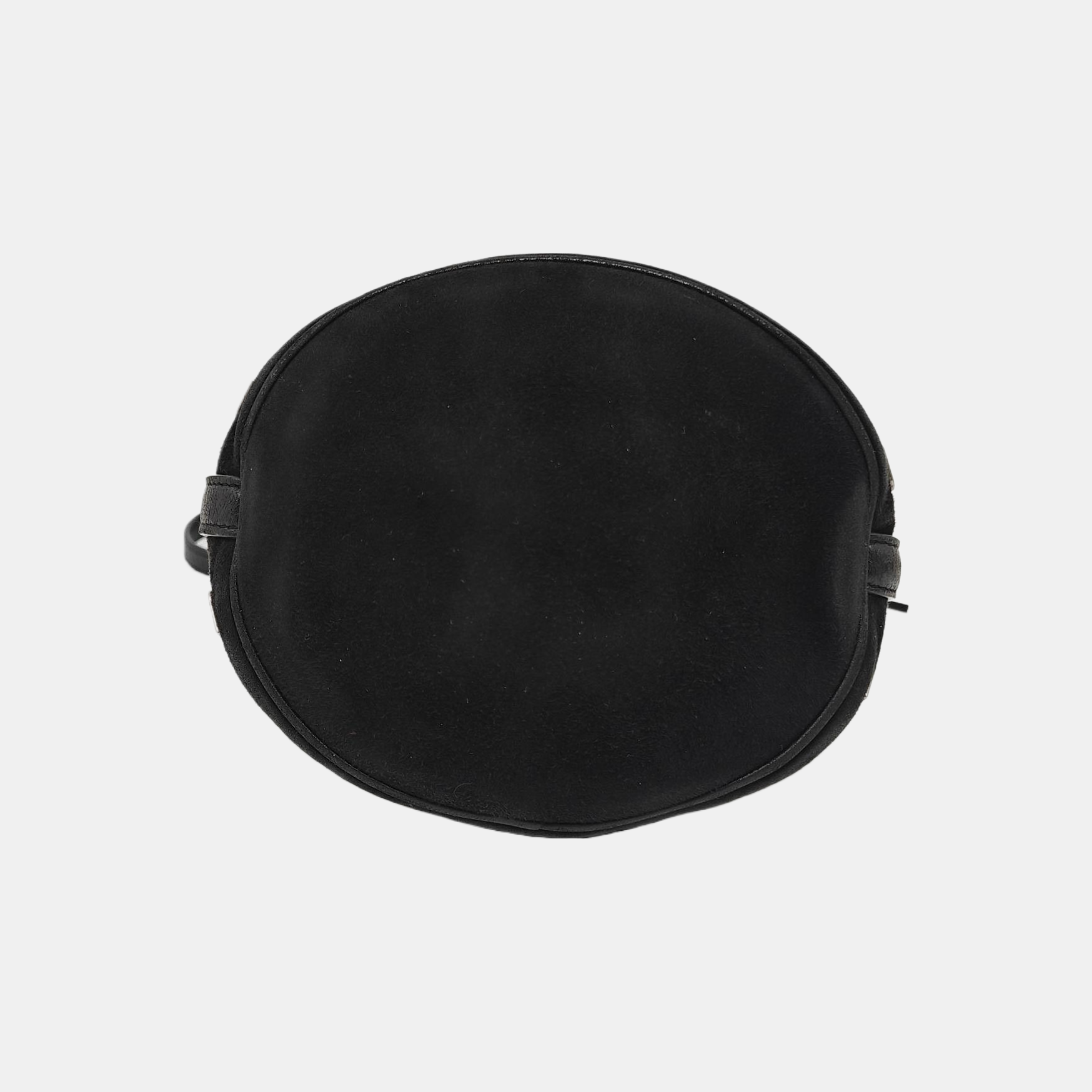 Suede Bucket Bag Black