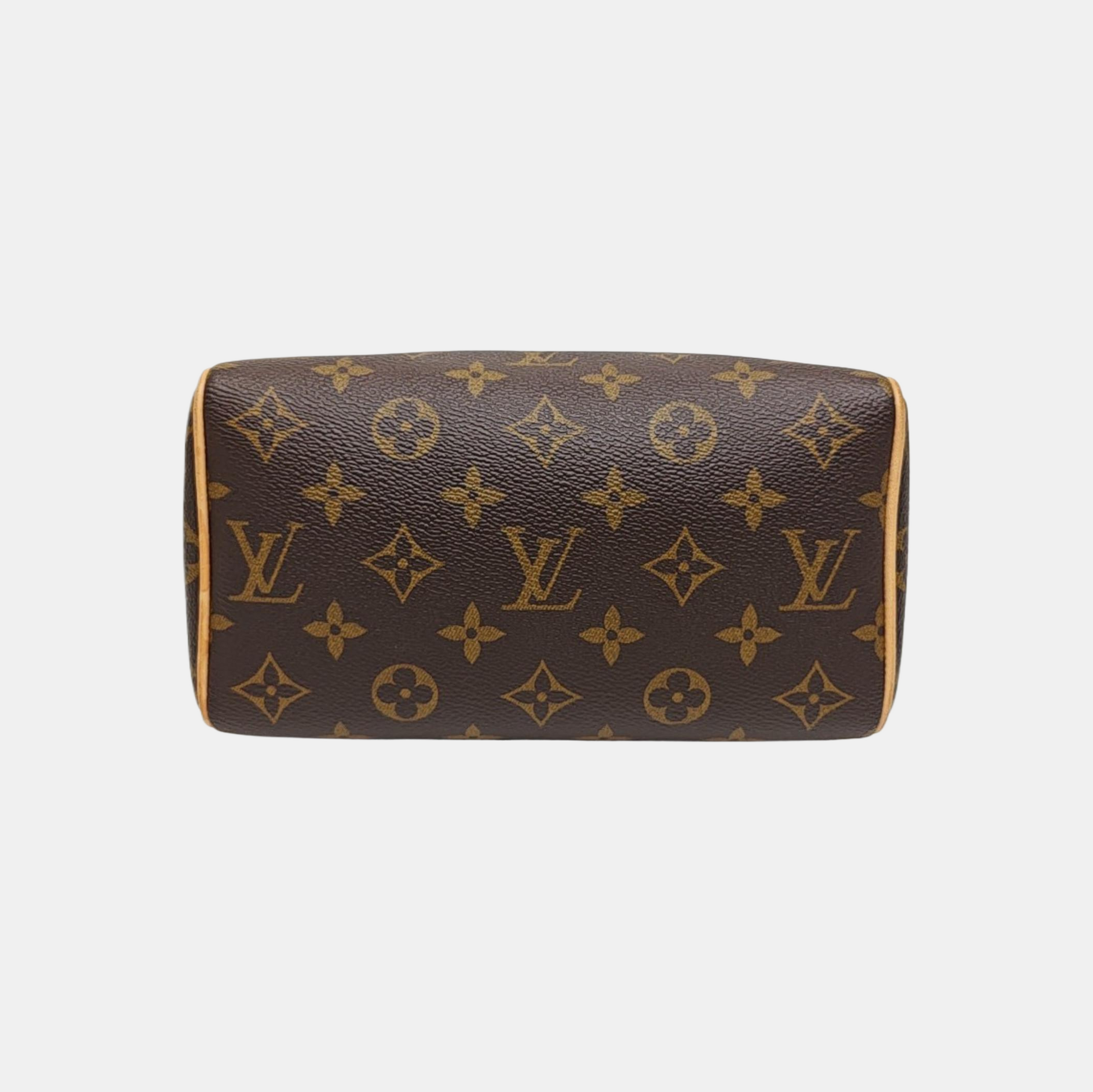SPEEDY 20 Monogram Coated Canvas Brown
