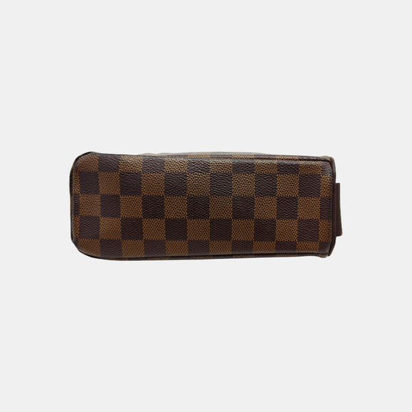 OLAV PM Damier Ebene Coated Canvas Brown