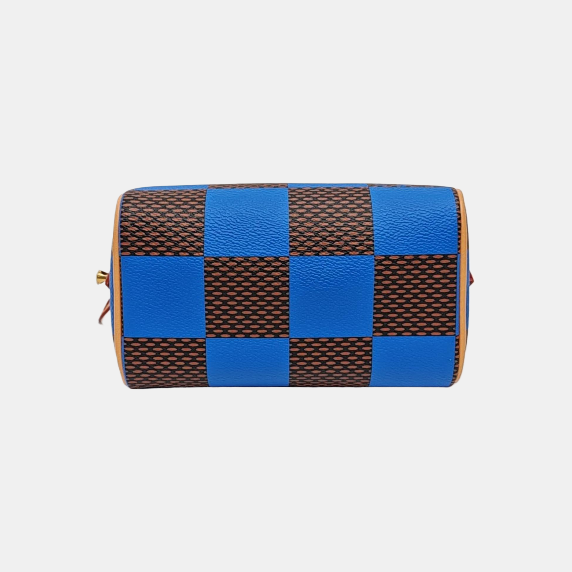 SPEEDY Super Mini Damier Coated Canvas Blue