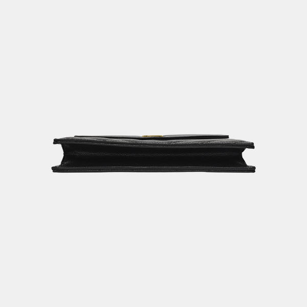 MONOGRAM WOC Chevron Calfskin Black