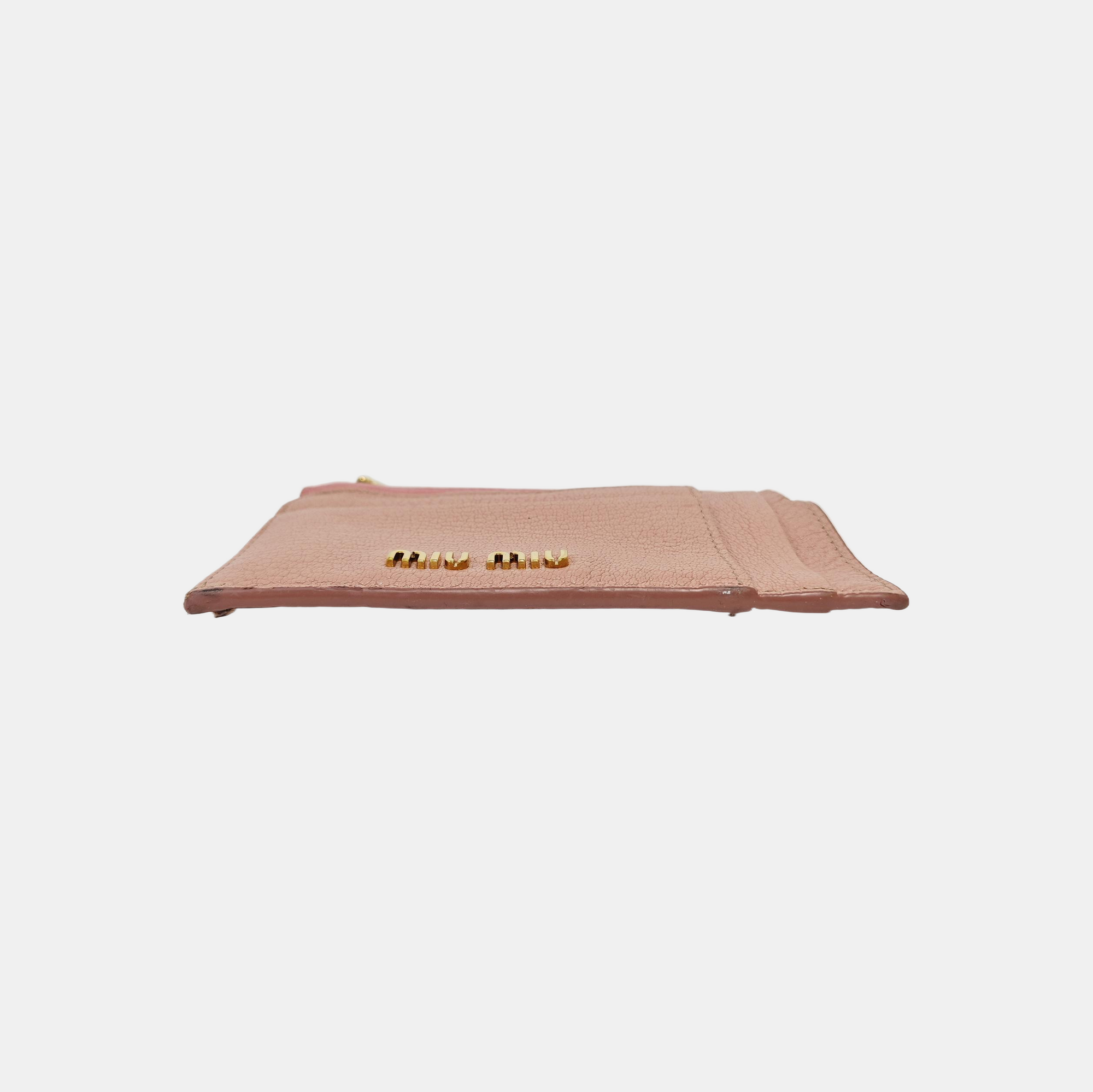 Leather Coin Purse Pink