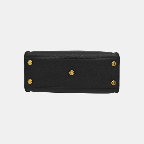 ON MY SIDE MM Monogram Calfskin Black