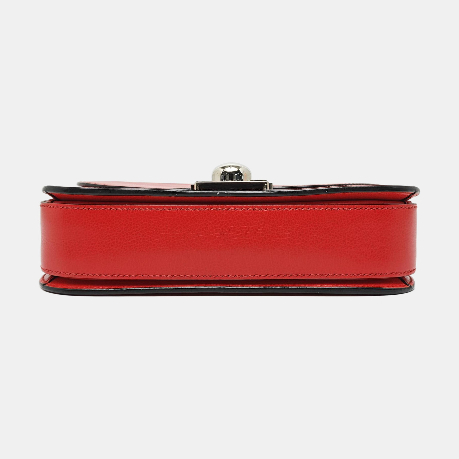 Calfskin Shoulder Bag Red