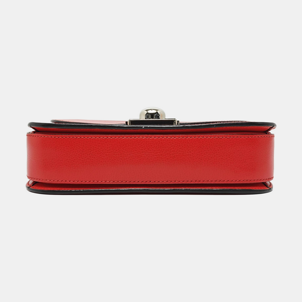 Calfskin Shoulder Bag Red