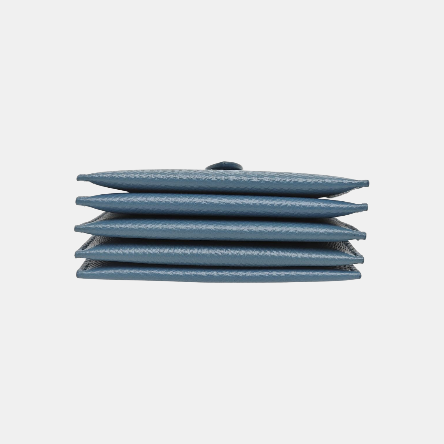 STRAP Calfskin Blue Card Holder