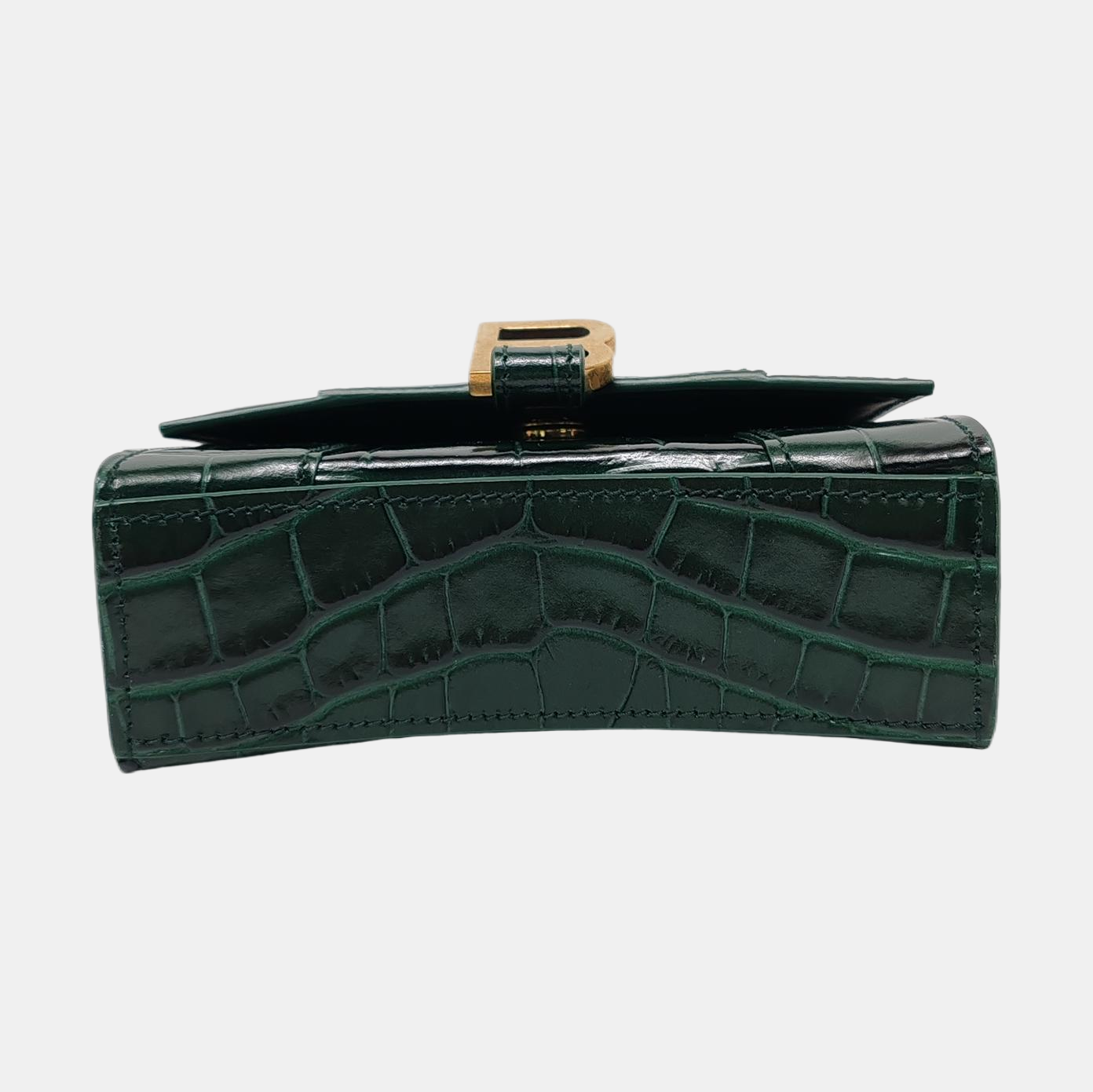 Hourglass Mini Calfskin Green