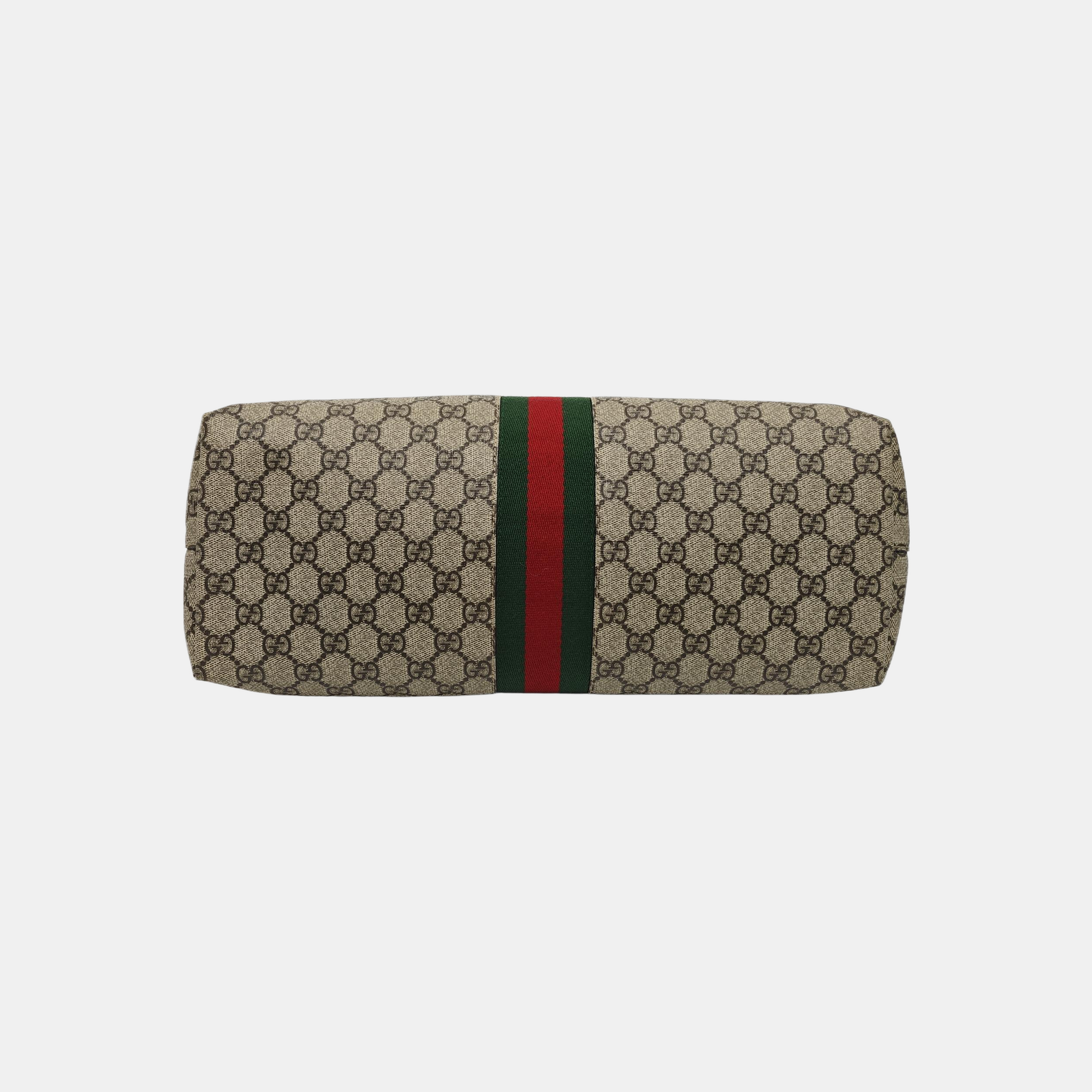 Ophidia Medium Monogram Coated Canvas Beige