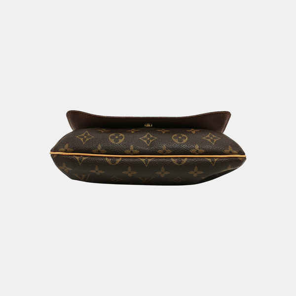 MUSETTE TANGO Monogram Coated Canvas Brown