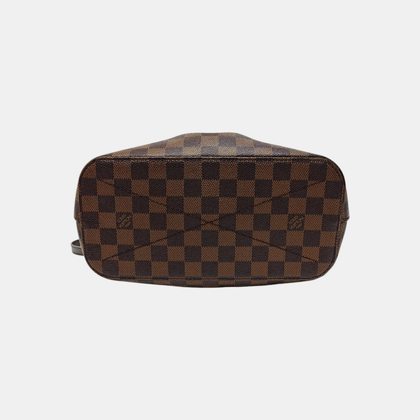 SIENA Damier Ebene Coated Canvas Brown