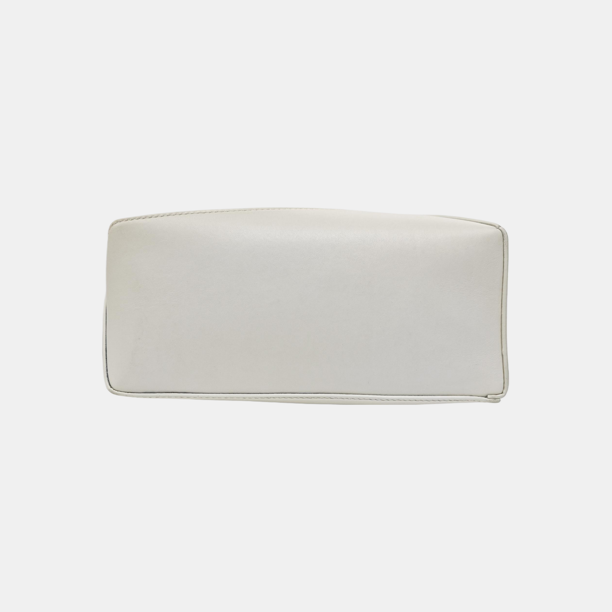 Puzzle Small Calfskin White