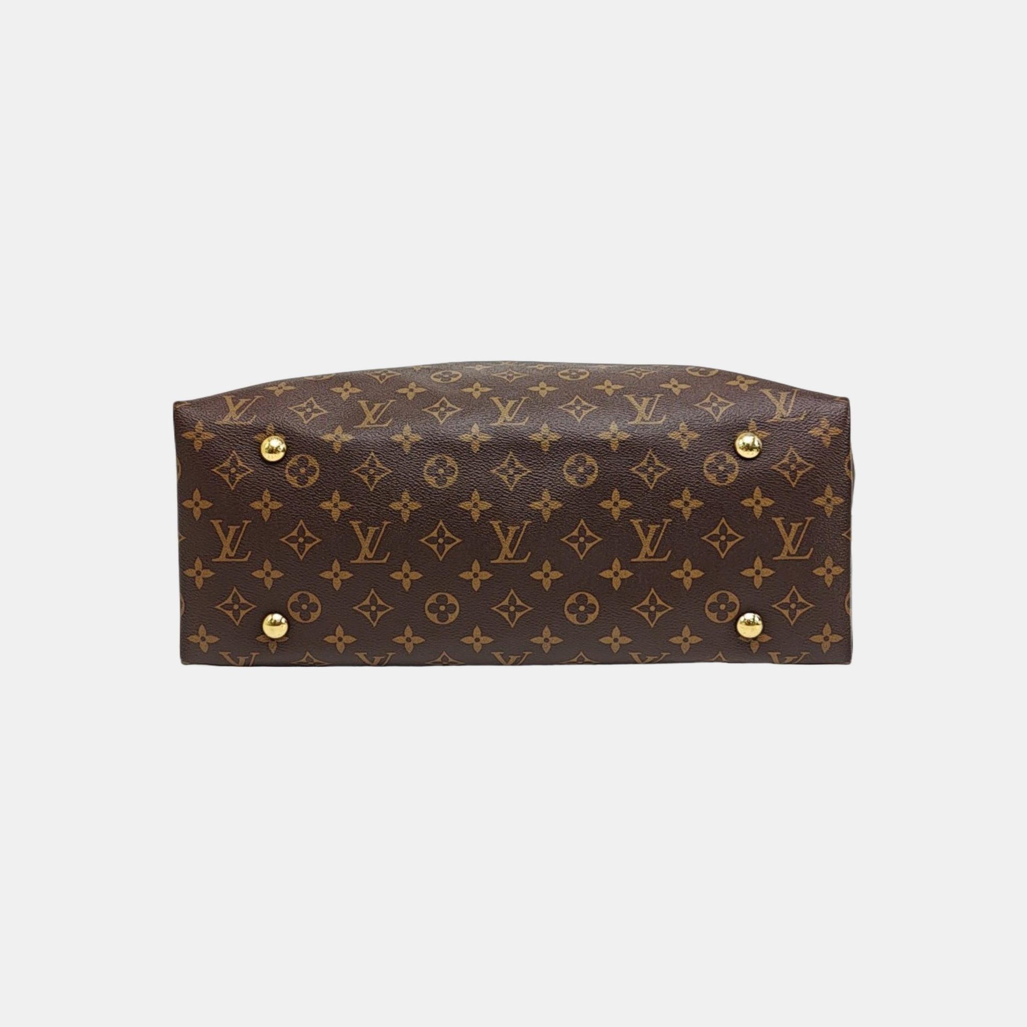 CARRYALL MM Monogram Coated Canvas Brown