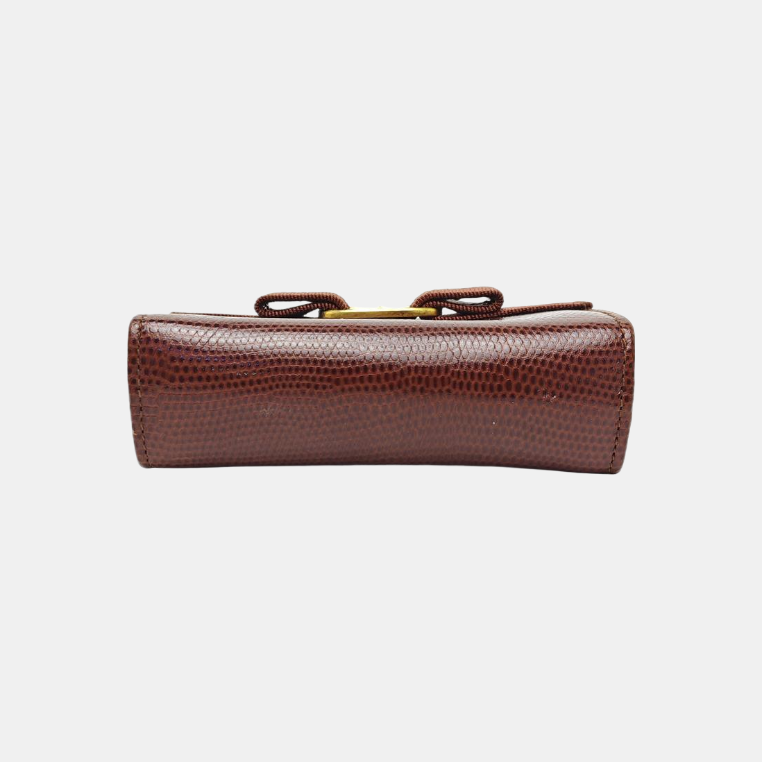 Ginny Calfskin Brown Coin Purse