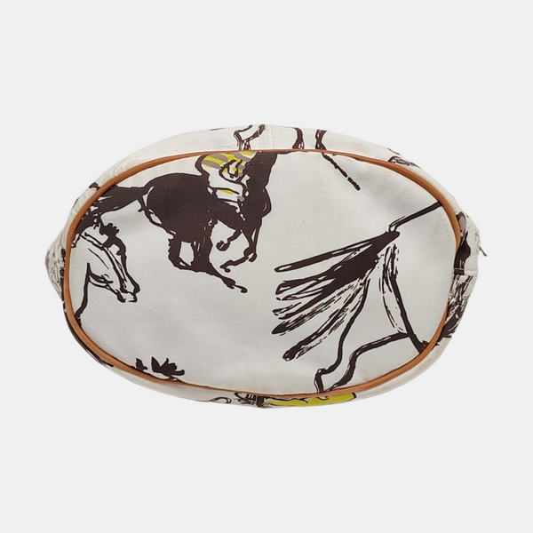 Panier De Plage Canvas White