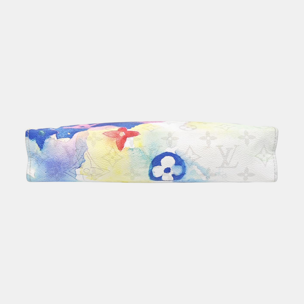 Pochette Voyag MM Monogram Coated Canvas White