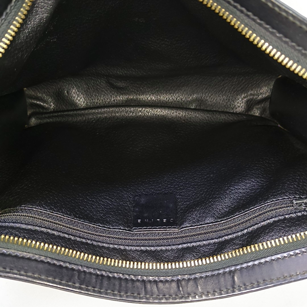 MACADAM CLUTCHES Coated Canvas Black