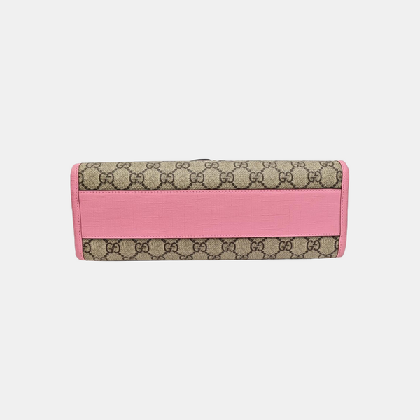 Children’s GG Bucket Monogram Coated Canvas Beige