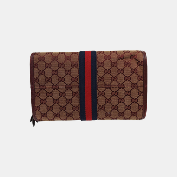 Monogram Canvas Shoulder Bag Red
