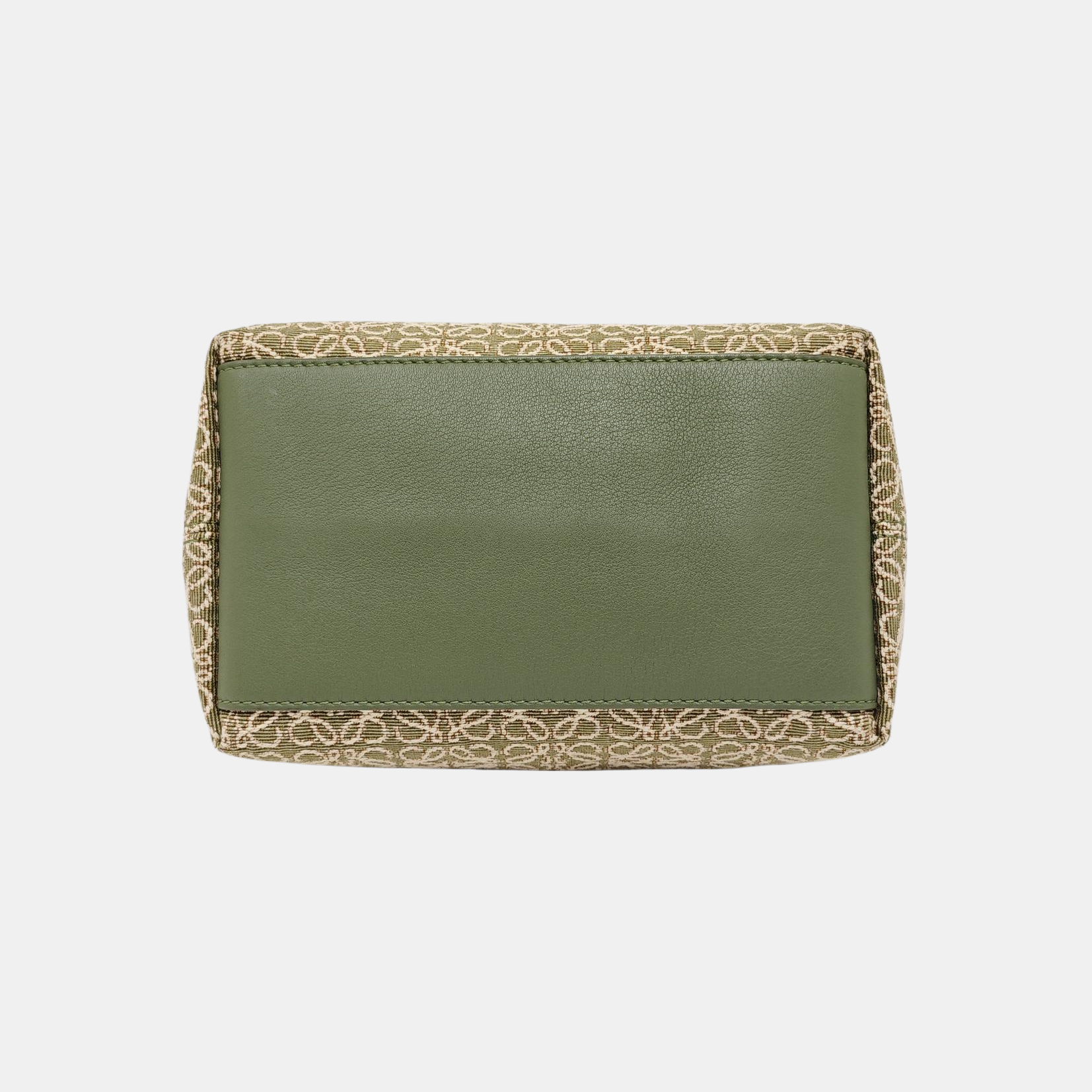 Canvas Top Handle Bag Green