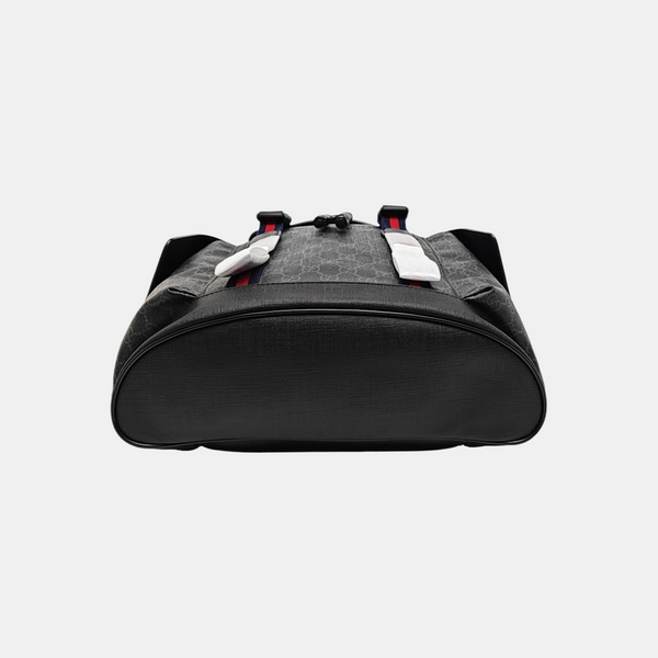 GG Supreme Monogram Coated Canvas Black