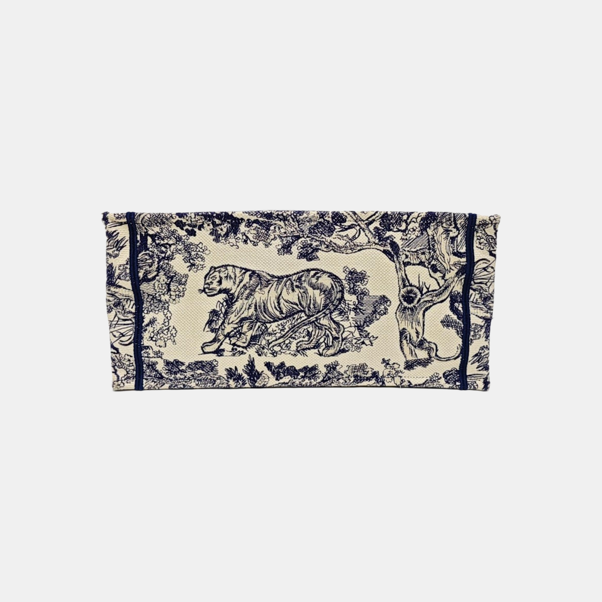 Book Tote Medium Canvas Blue