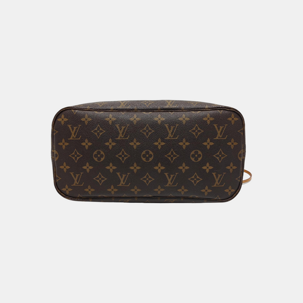 NEVERFULL MM Monogram Coated Canvas Brown