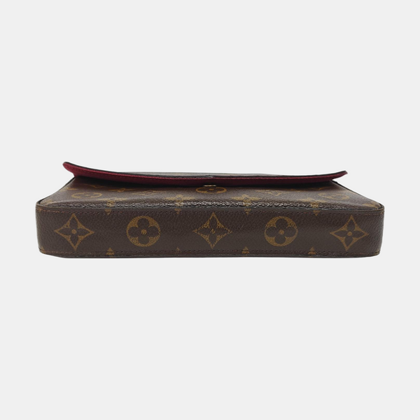 Authenticated pre-owned  FÉLICIE Monogram Coated Canvas Brown - Shoulder Bag at Looply