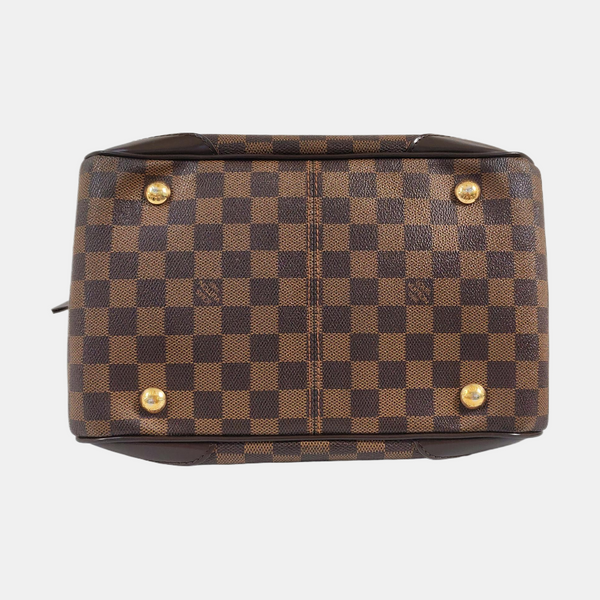 VERONA MM Damier Ebene Coated Canvas Brown