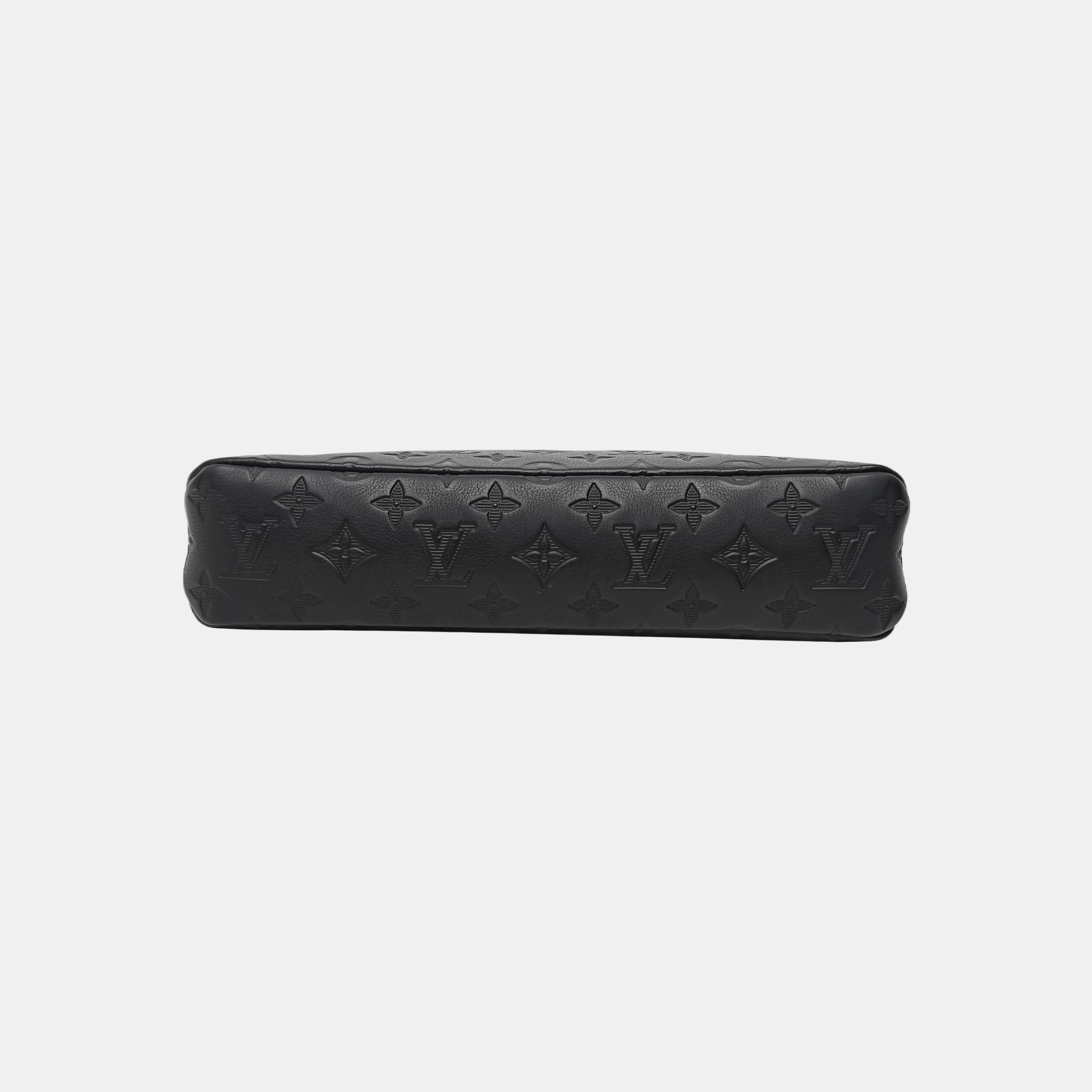 Monogram Calfskin Clutch Black