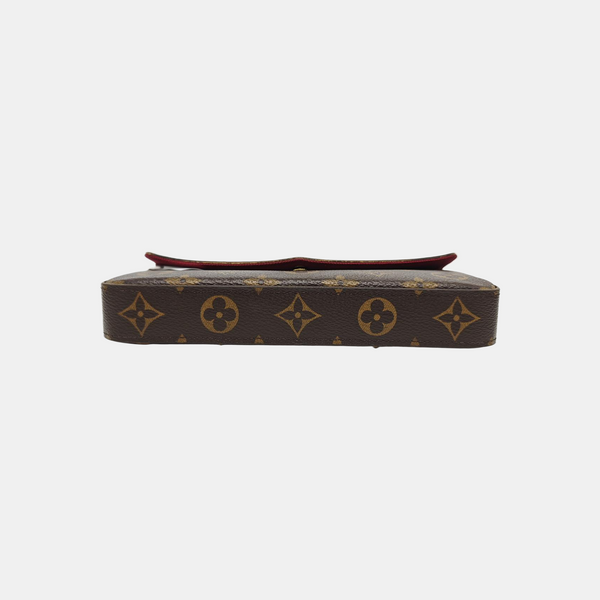 FÉLICIE Monogram Coated Canvas Brown