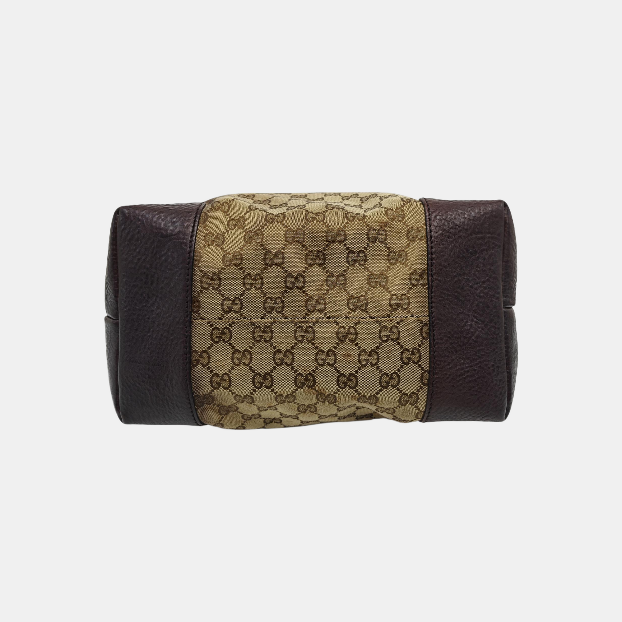 Monogram Canvas Tote Bag Brown
