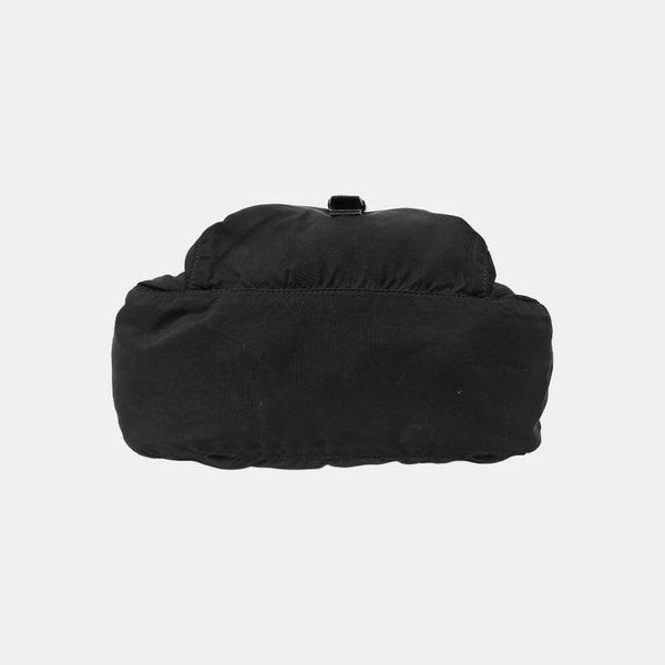 Fabric Shoulder Bag Brown